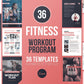 Workout Program Template (blush)