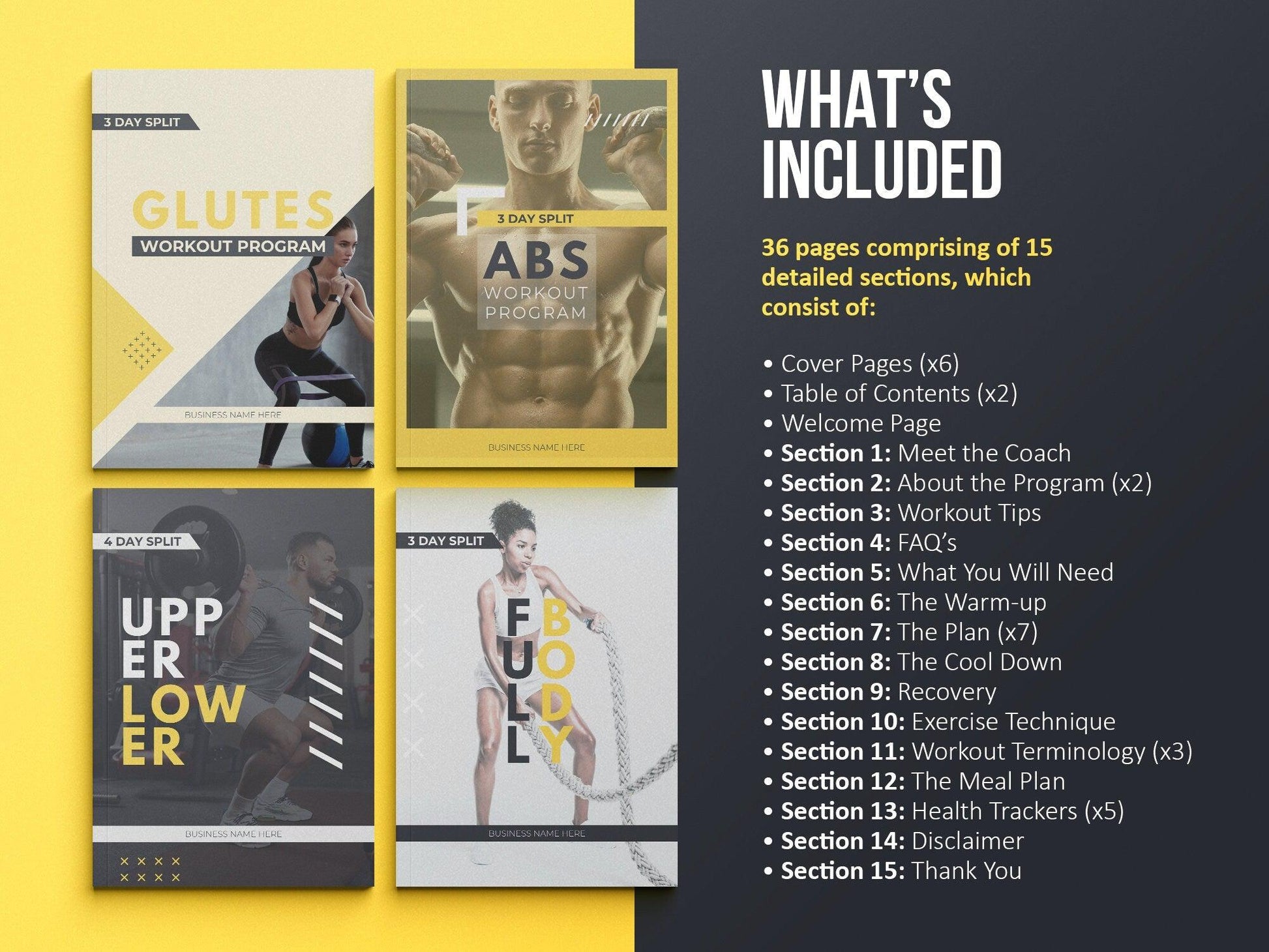 Workout Program Template (mustang)