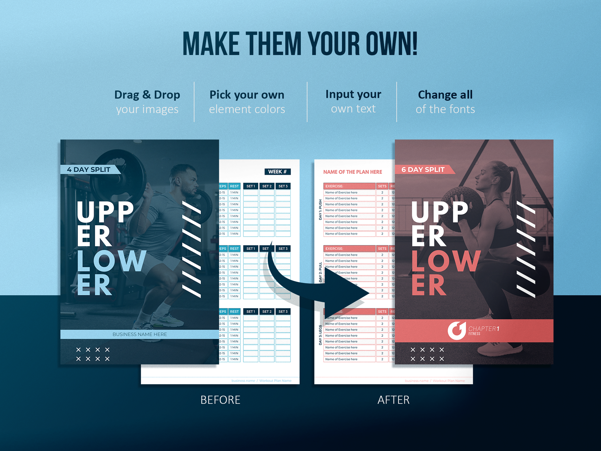 Workout Program Template (sky)