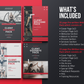 Fitness Client Welcome Pack and Client Goodbye Pack (Scarlet)