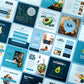 420 Health & Nutrition Post Templates (sky)