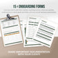 Nutrition Coach Client Intake Forms and Nutrition Trackers (Nature)