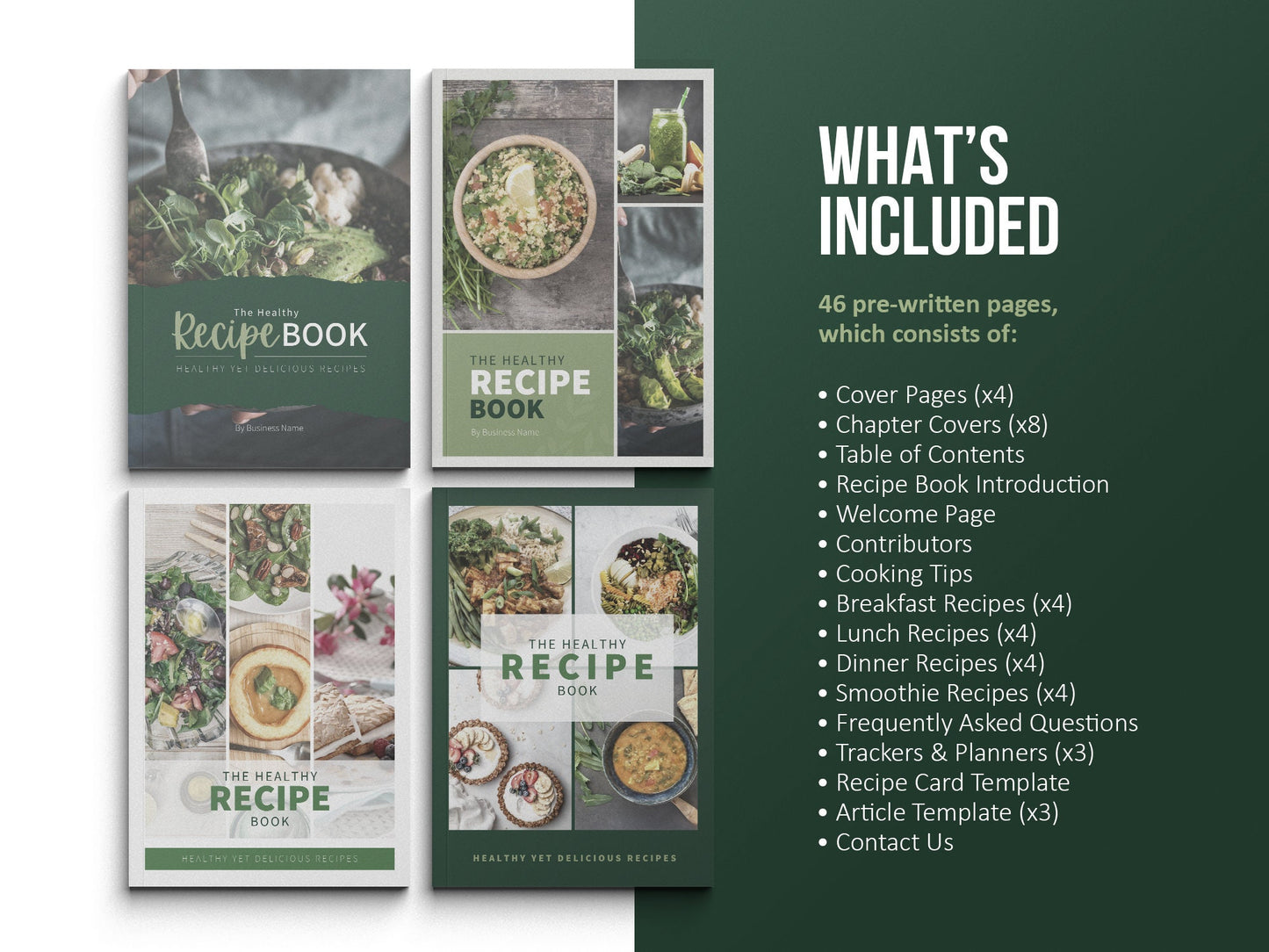 Recipe Book Template (Olive)