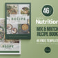 Recipe Book Template | Cookbook Template | Recipe Card Template | Meal Planner | Nutritionist Recipe Book | Family Cookbook | Canva Template