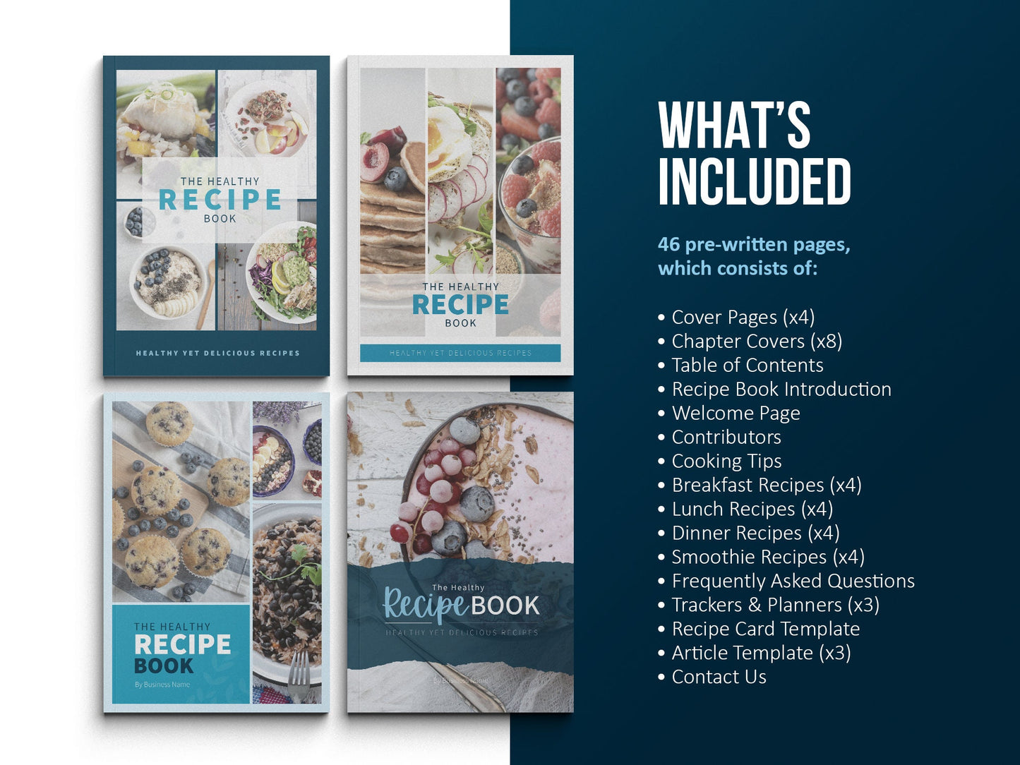 Recipe Book Template (Sky)