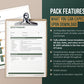 Nutrition Coach Client Intake Forms and Nutrition Trackers (Nature)