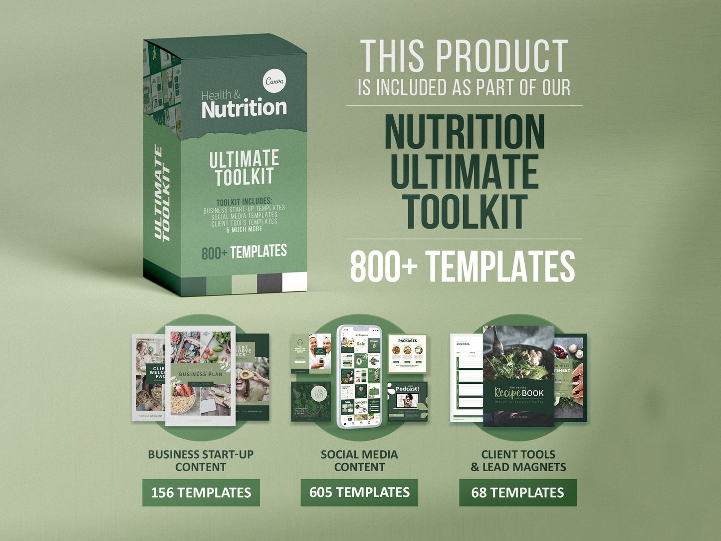 Recipe Book Template (Olive)