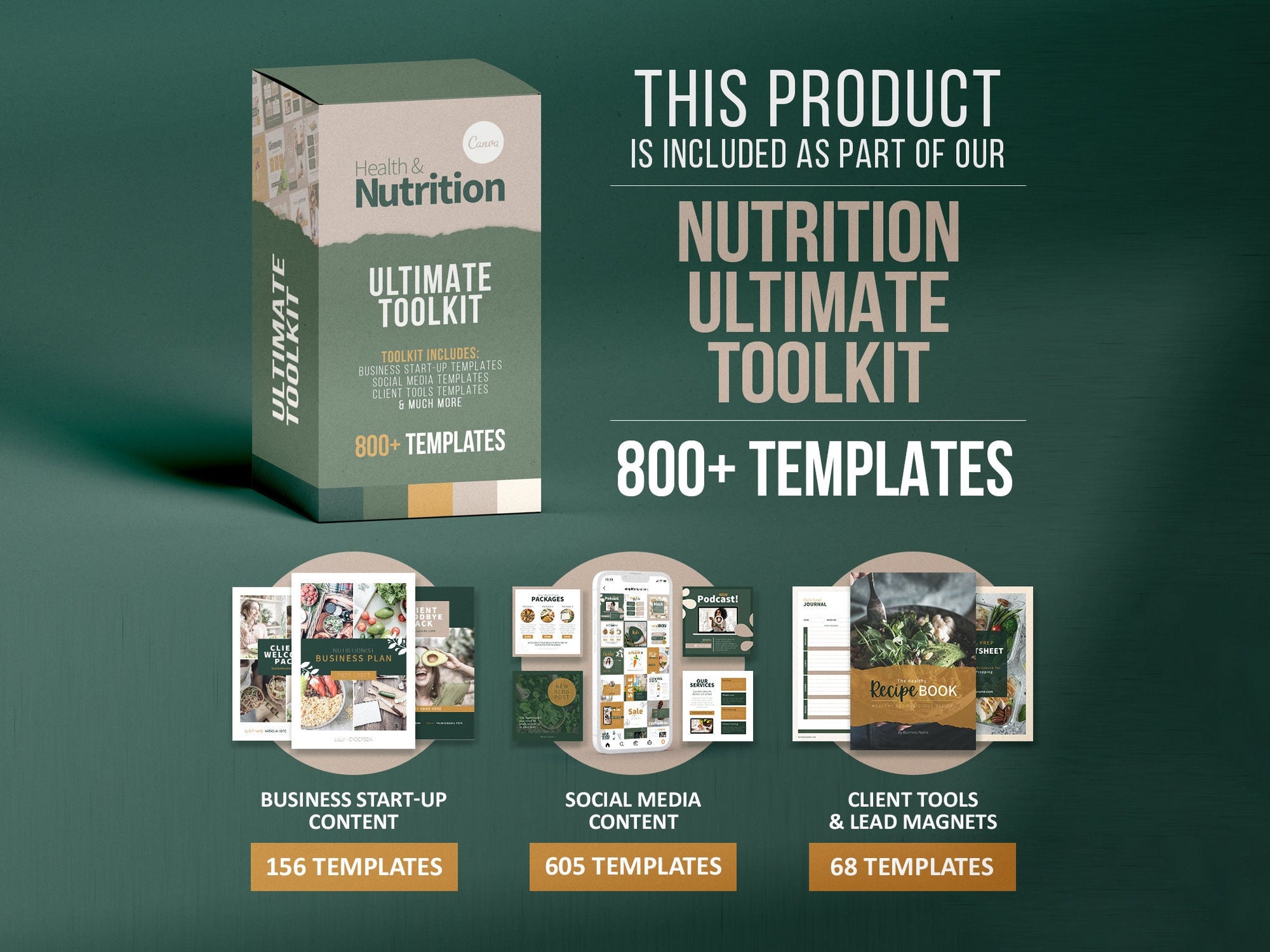 Nutritionist Business Plan Template (Nature)