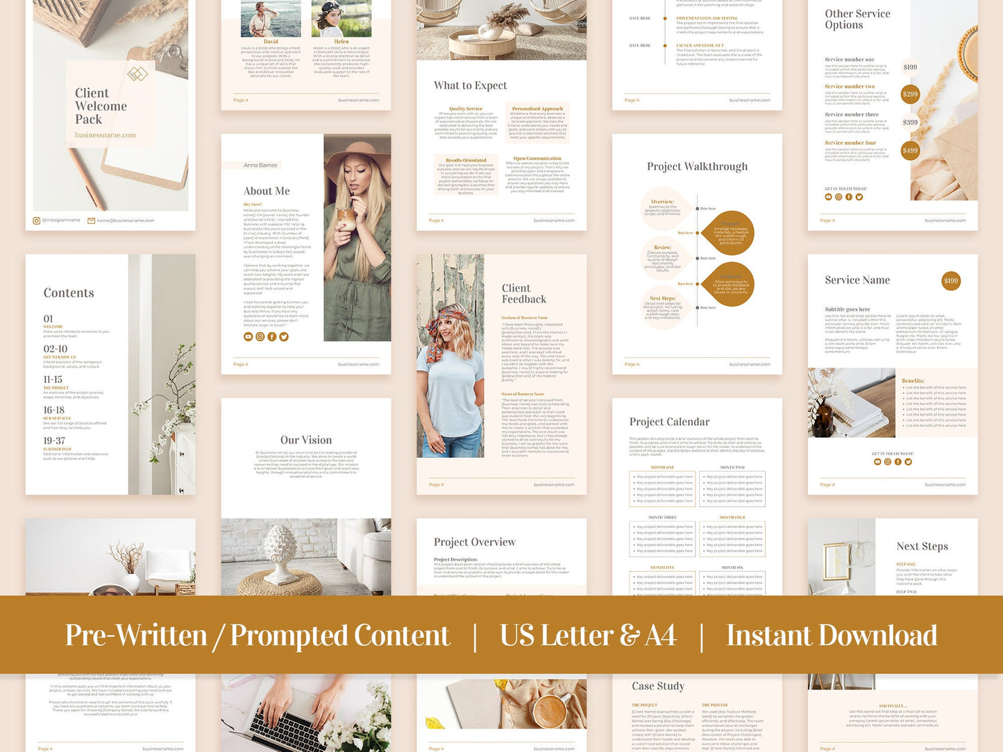 New Client Welcome Pack (Boho)