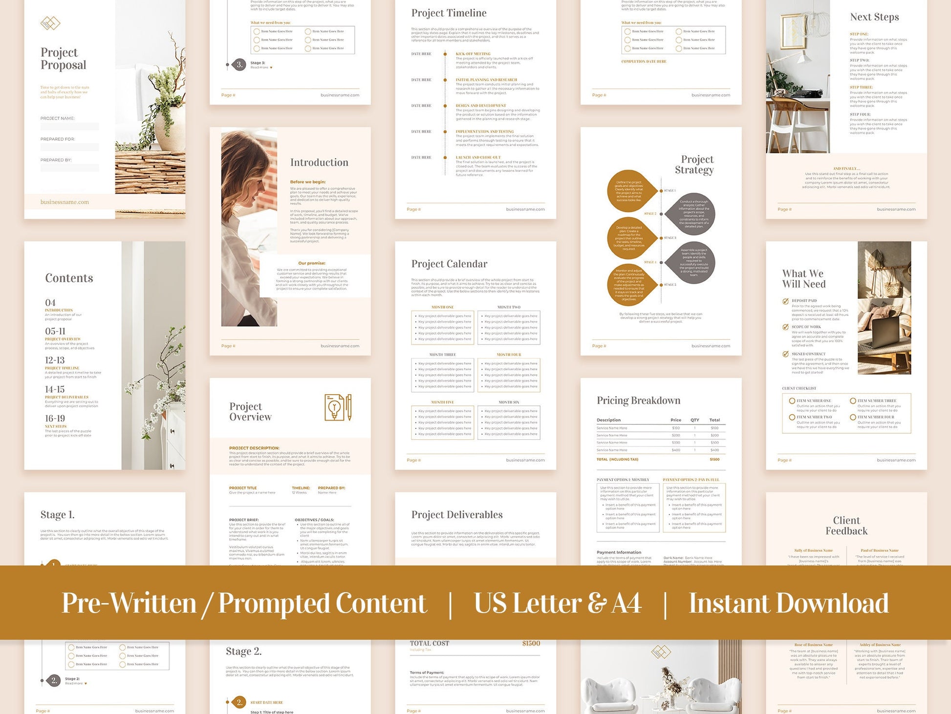 Project Proposal Template (Boho)