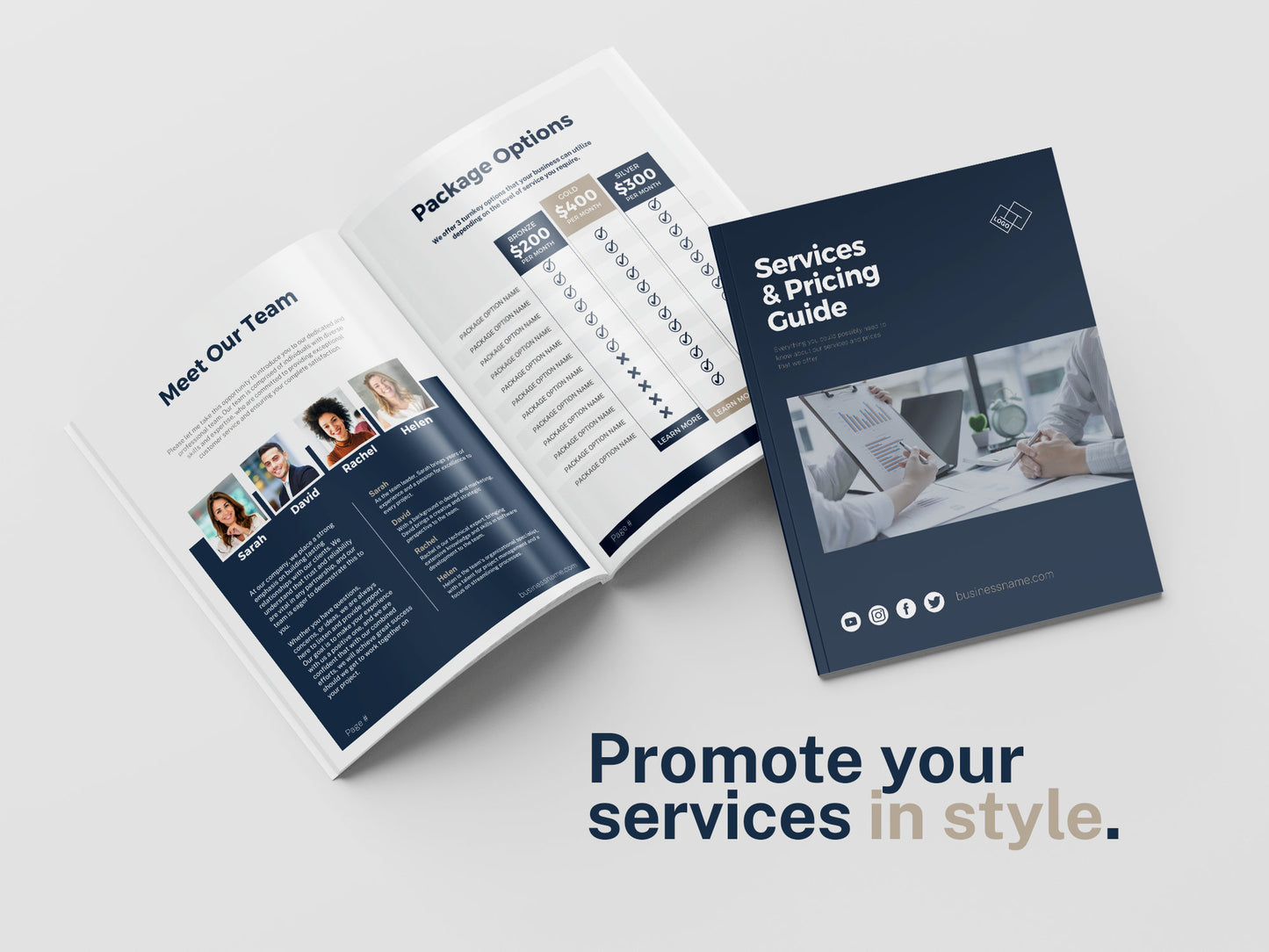 Services and Pricing Guide Template (Steel)