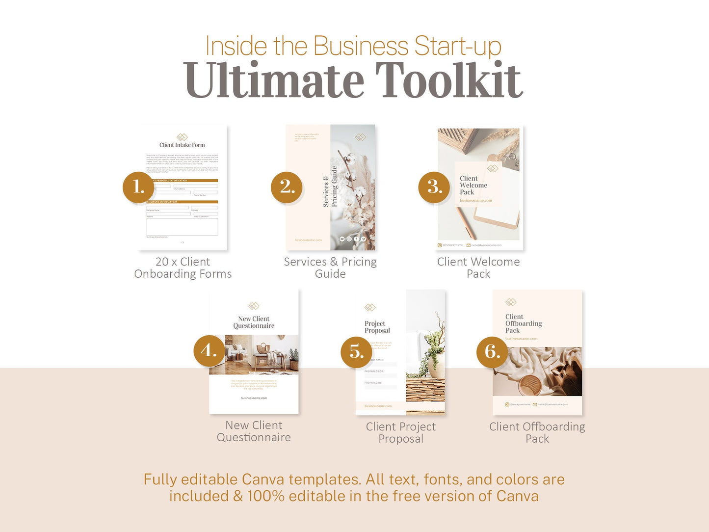 Business Start-Up Ultimate Toolkit (Boho)