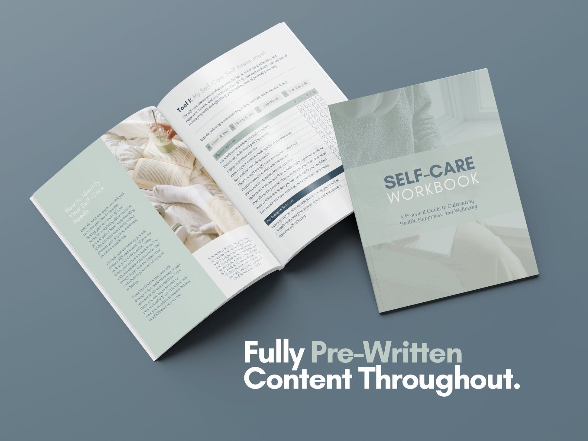 Self-Care Workbook (Duck Egg)