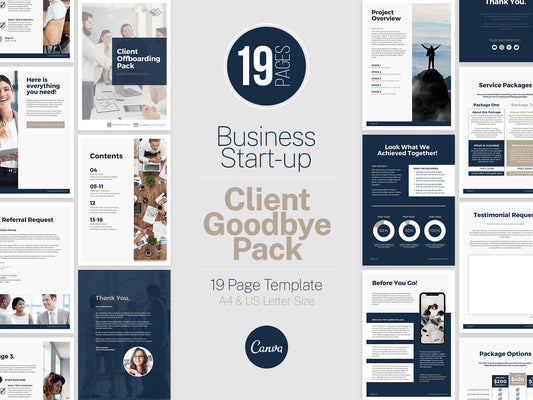 Client Goodbye Pack Template (Steel)