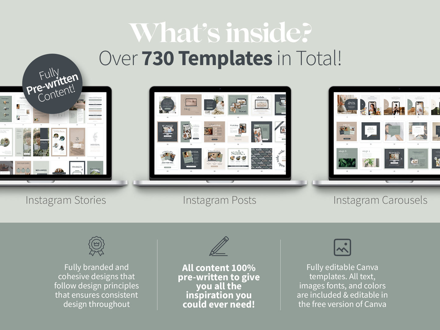 730+ Health and Wellness Instagram Post Templates