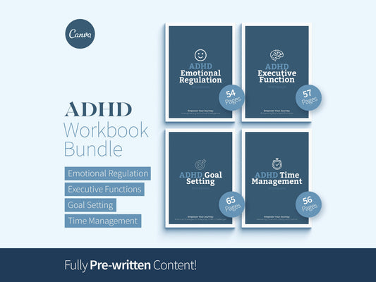 ADHD Workbook Bundle