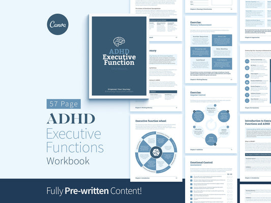ADHD Executive Functions Workbook
