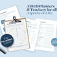 ADHD Adult Printable Planners and Trackers