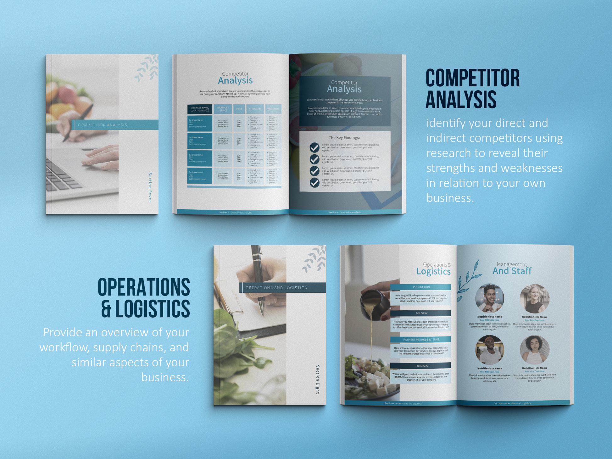 Nutritionist Business Plan Template (Sky)